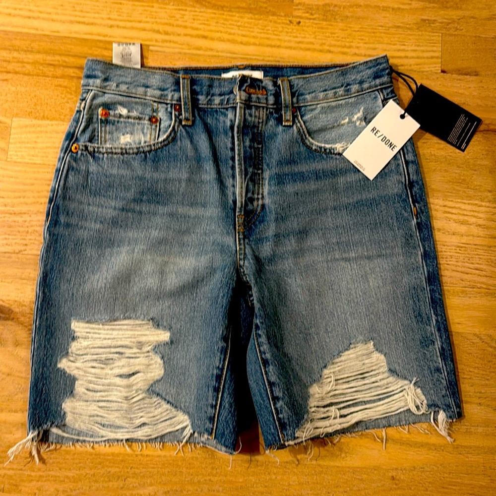Re/Done Loose Long Short Size 25 - Picture 3 of 4